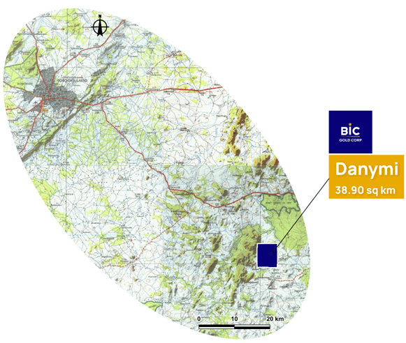 Danymi Project Location Map