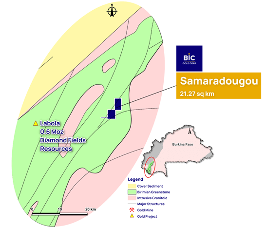 Samaradougou Gold Project on Banfora Greenstone Belt
